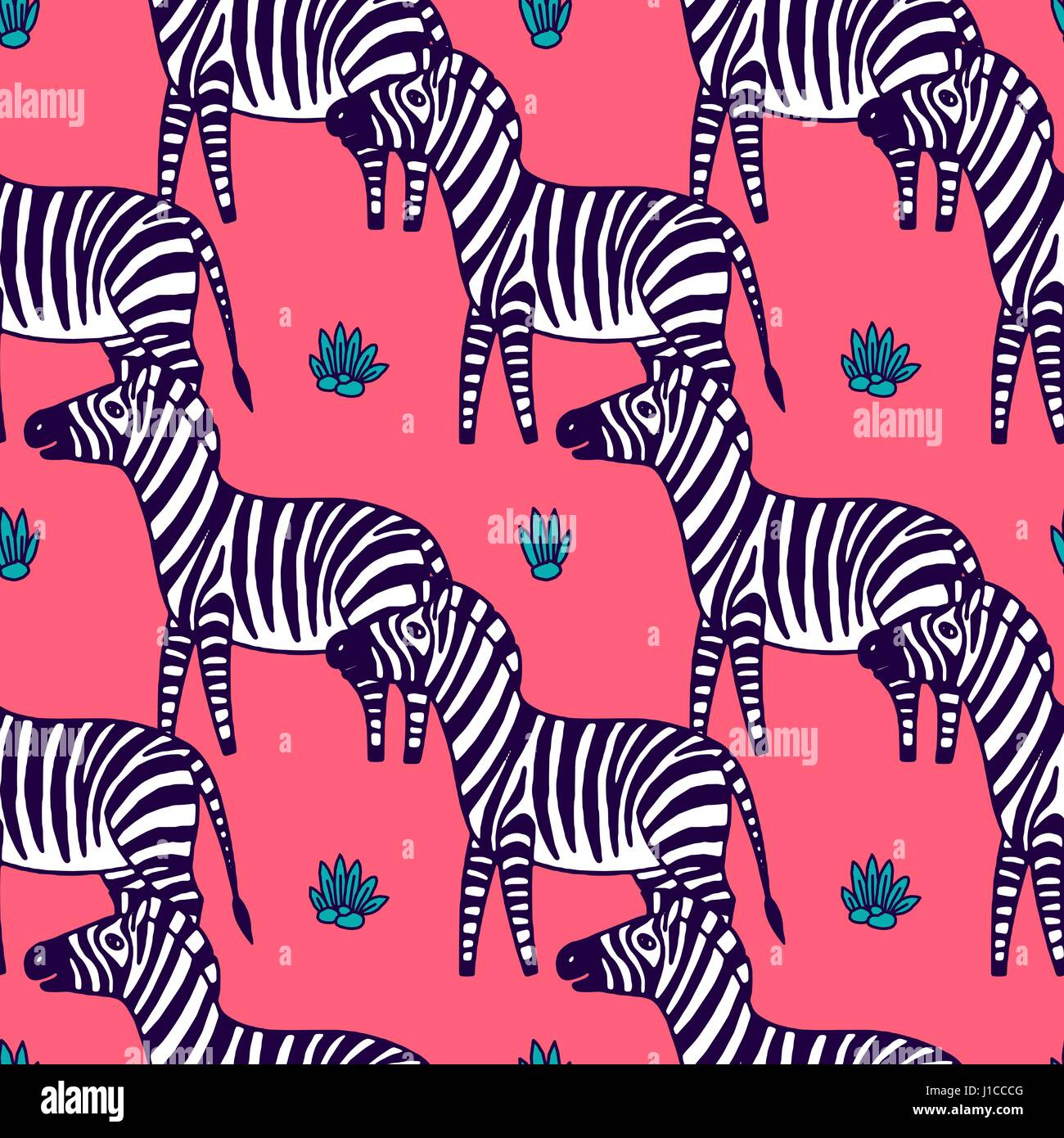 black and white zebra vector illustration Stock Vector Image & Art Alamy