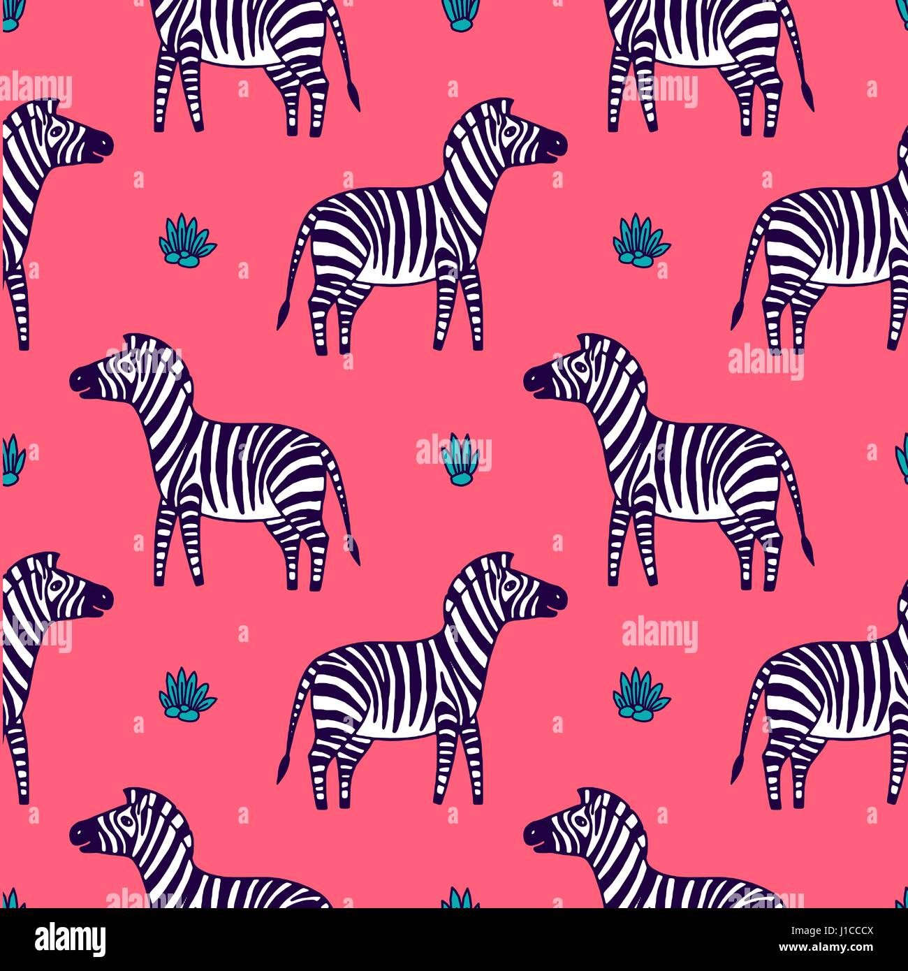 black and white zebra vector illustration Stock Vector Image & Art Alamy