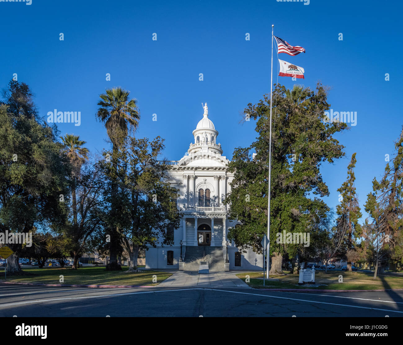 Merced County Courthouse Museum Merced California USA Stock Photo