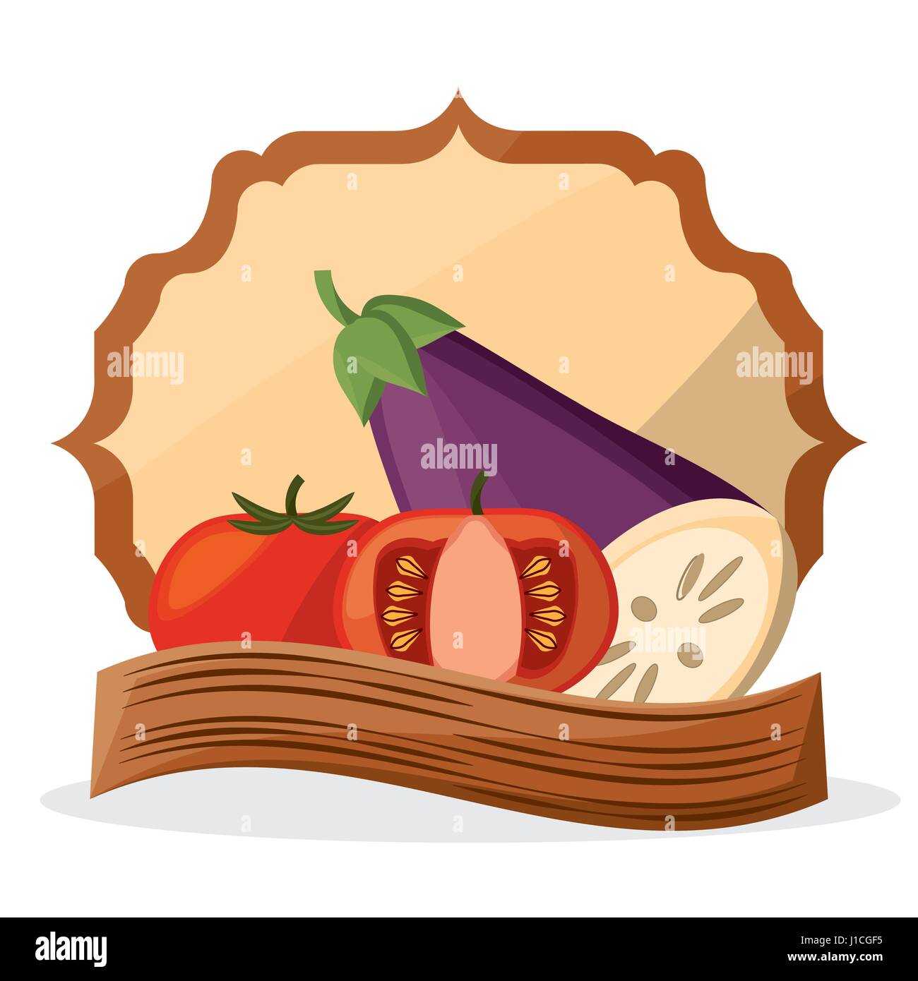 vegetables fresh food healthy poster Stock Vector Image & Art - Alamy