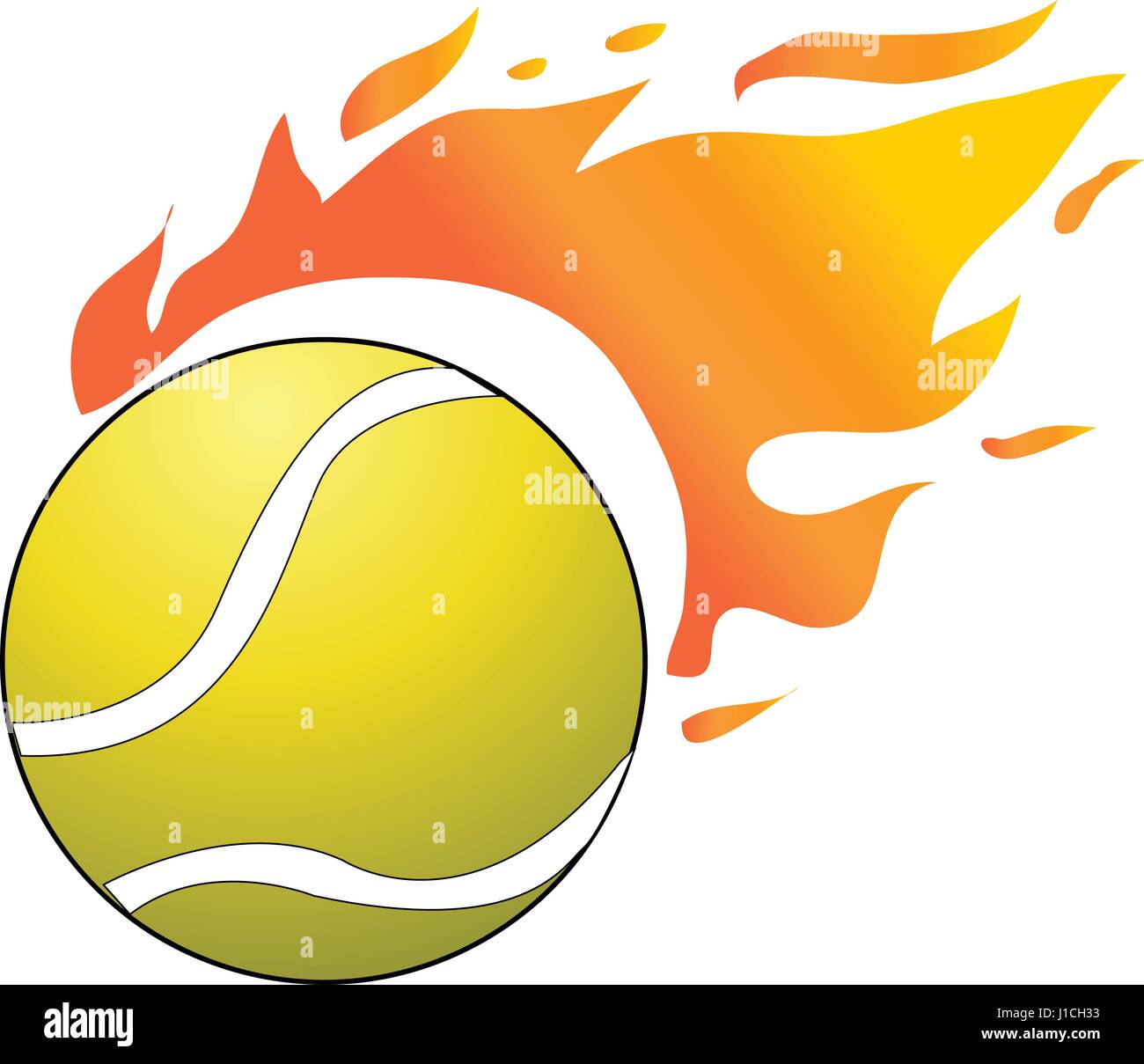 Sport tennis ball Stock Vector Image & Art - Alamy