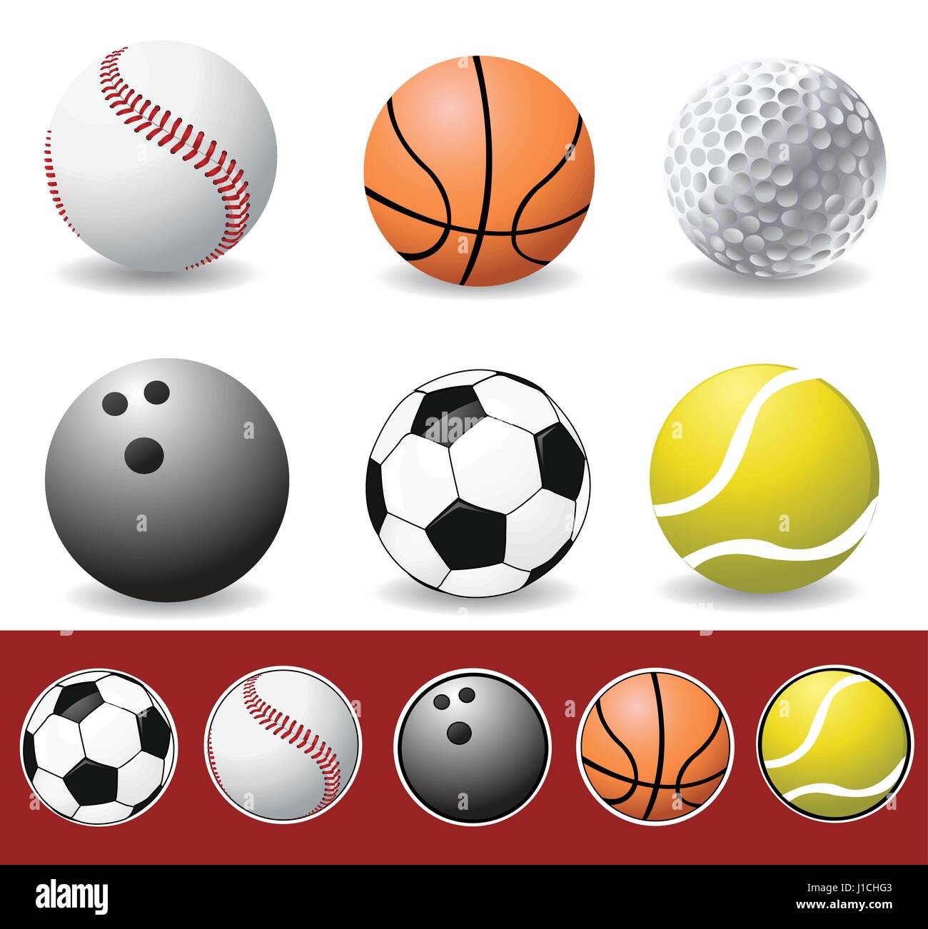 Vector sport balls Stock Vector Image & Art - Alamy