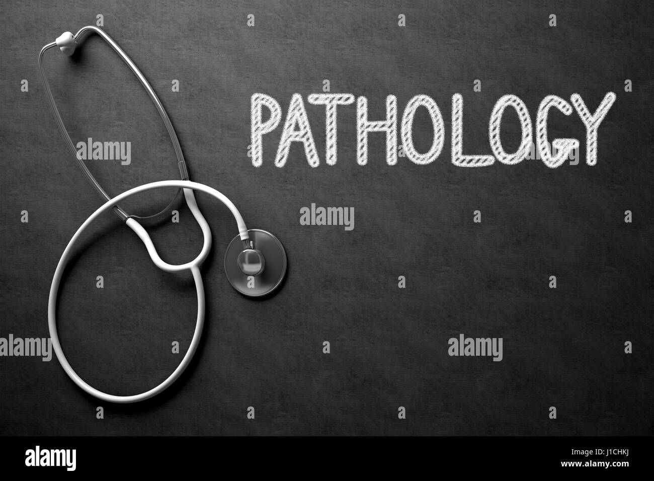 Chalkboard with Pathology Concept. 3D Illustration Stock Photo - Alamy
