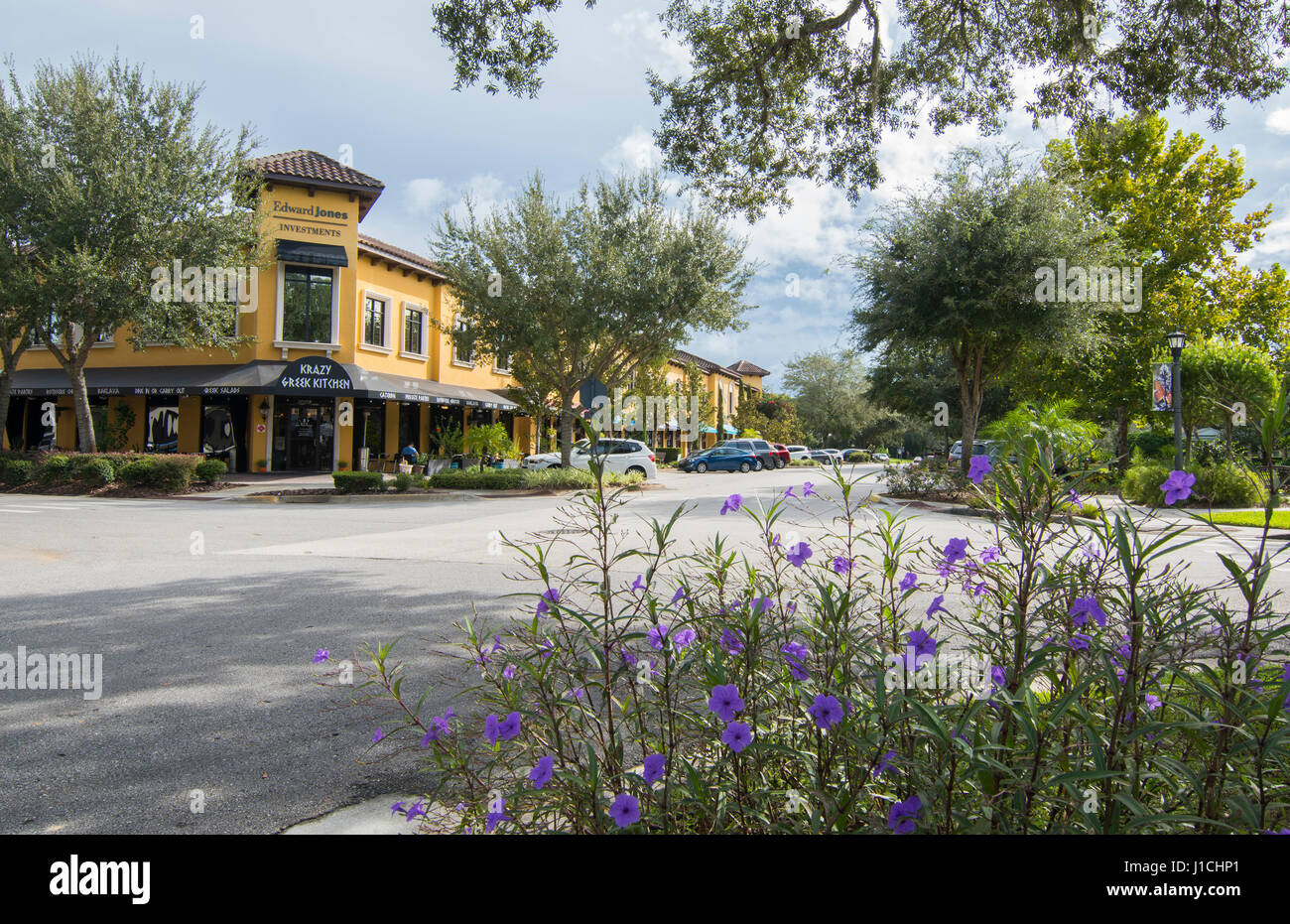 Lake Mary Florida downtown shops upscale development called Central