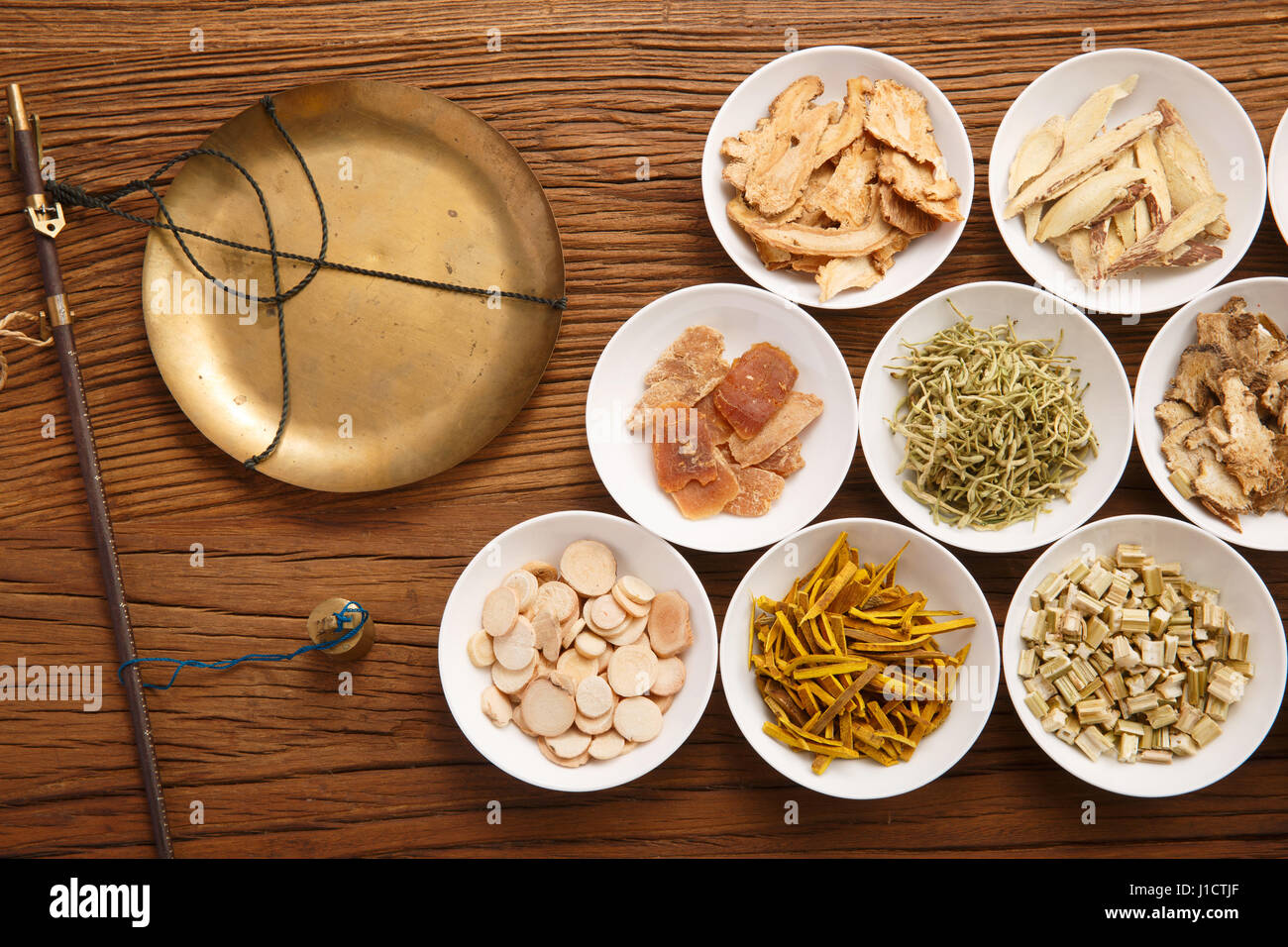 Chinese herbal medicines Stock Photo Alamy