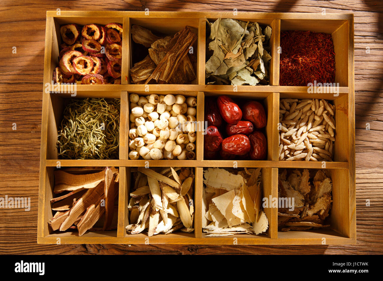Chinese herbal medicine Stock Photo