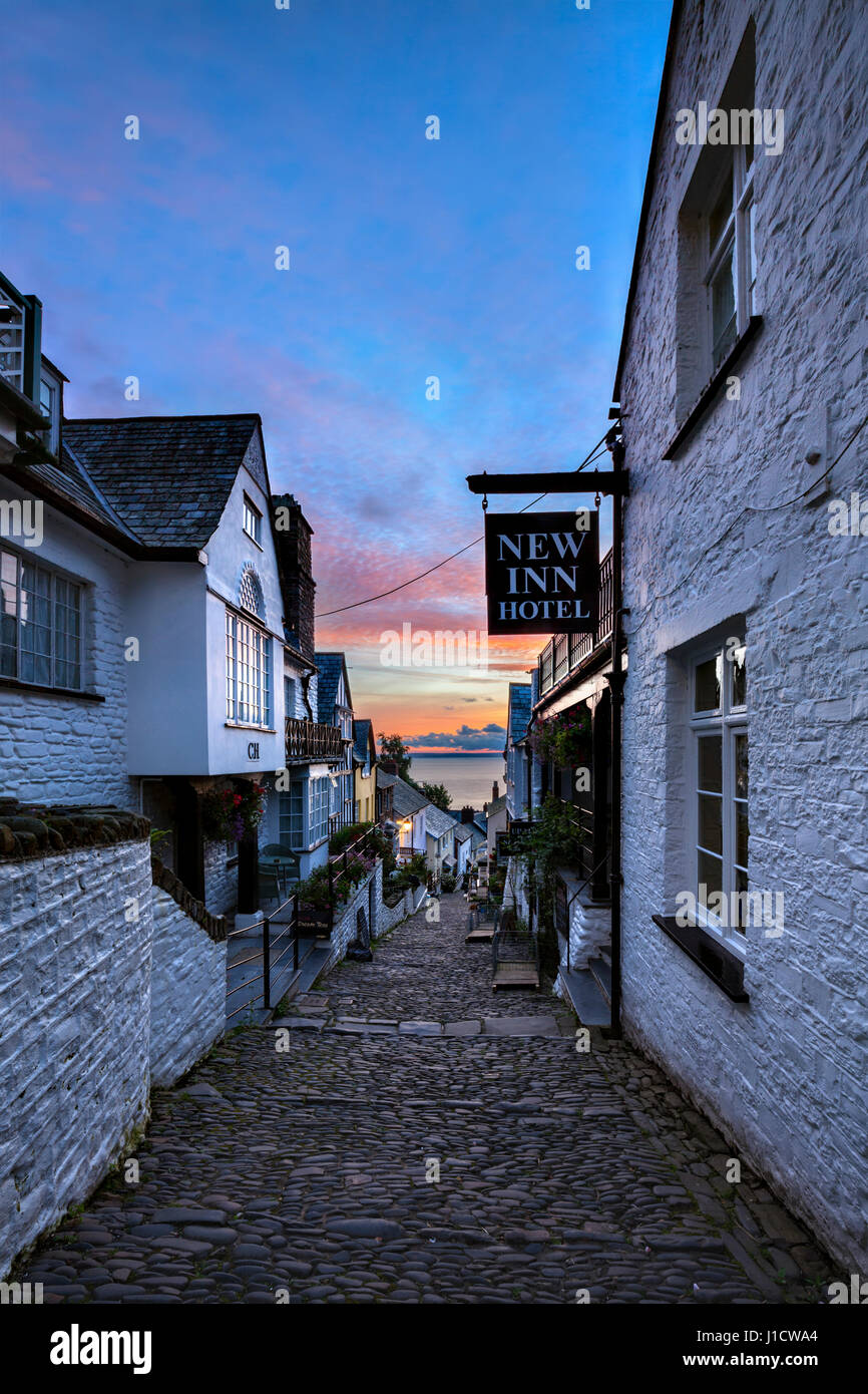 Clovelly in North Devon Stock Photo