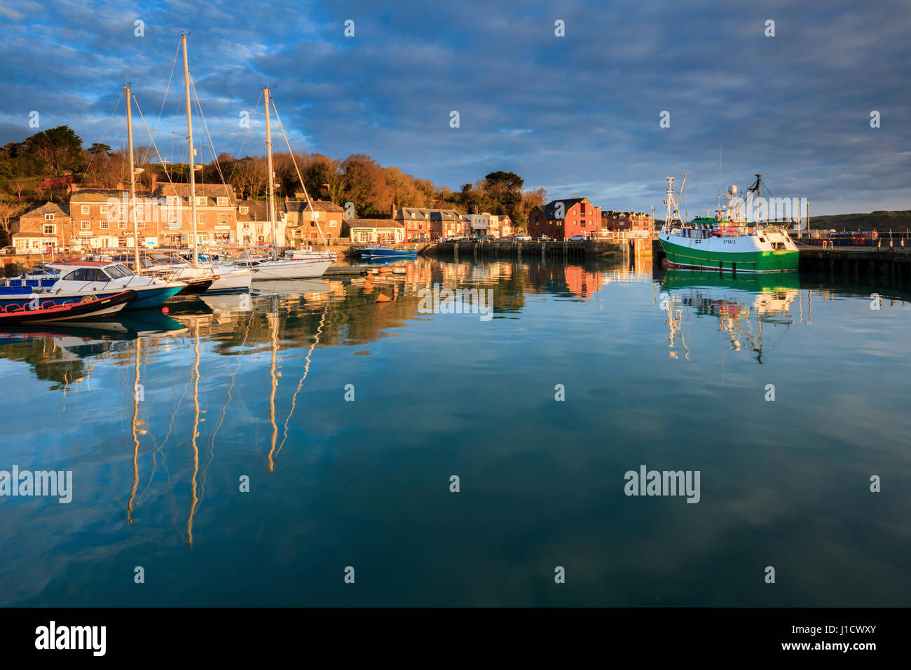 Padstow Harbour in Cornwall Stock Photo Alamy