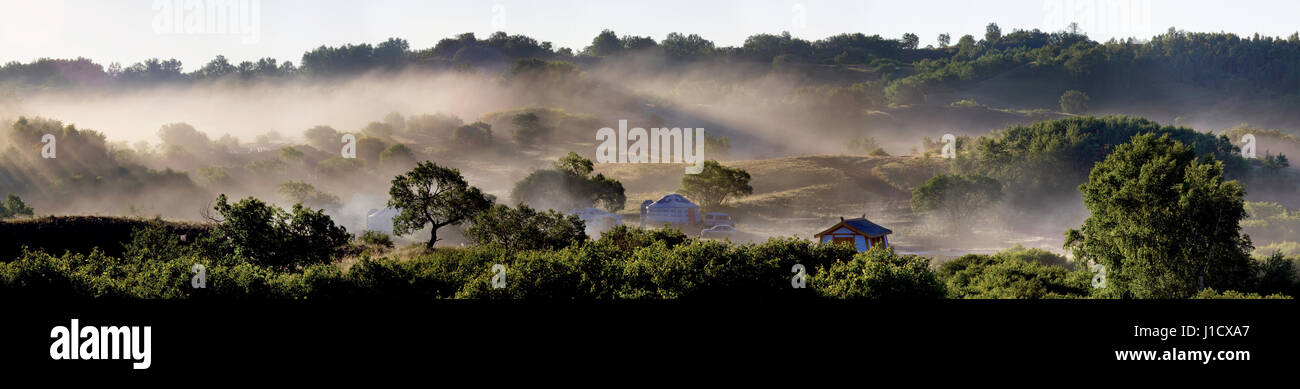 Bashang grassland scenery in Hebei Province,China Stock Photo - Alamy