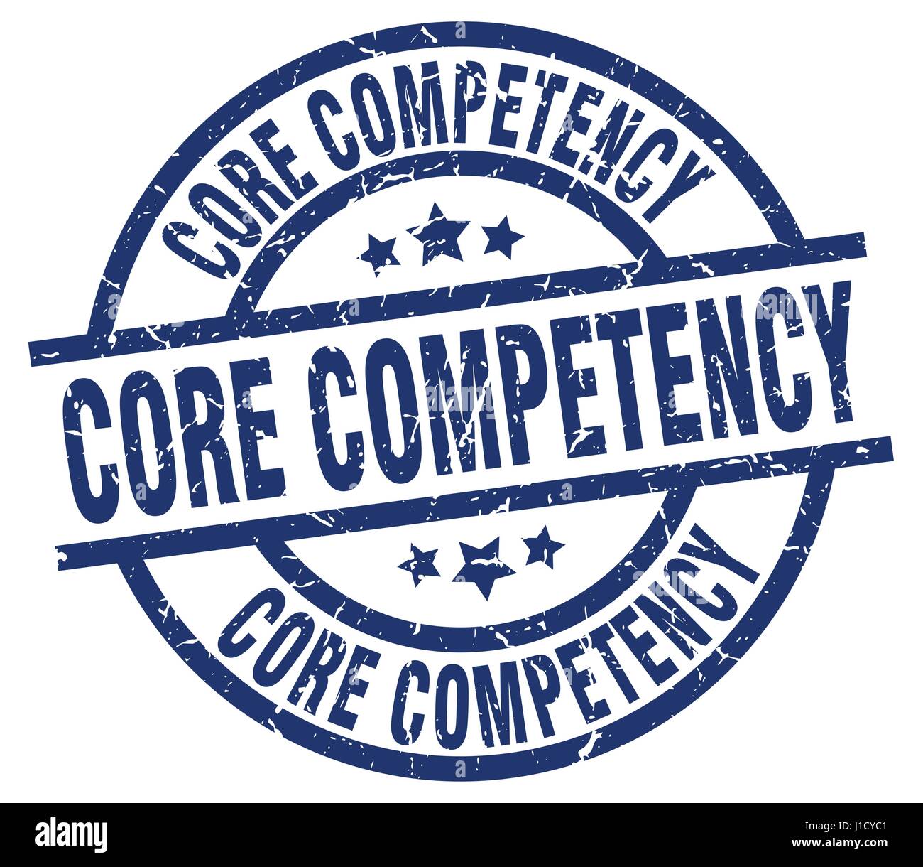 core competency blue round grunge stamp Stock Vector Image & Art - Alamy