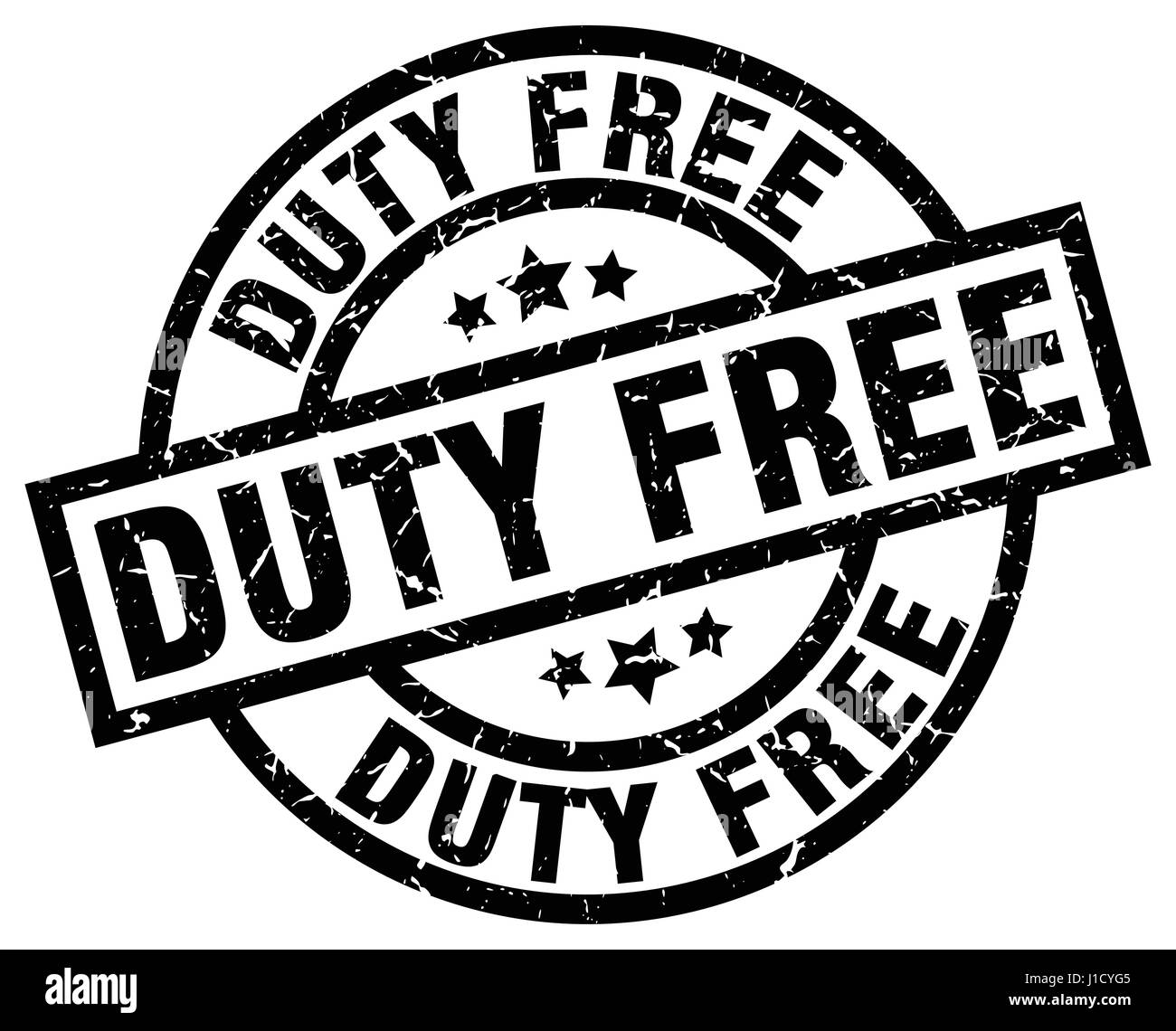 duty free round grunge black stamp Stock Vector Image & Art - Alamy