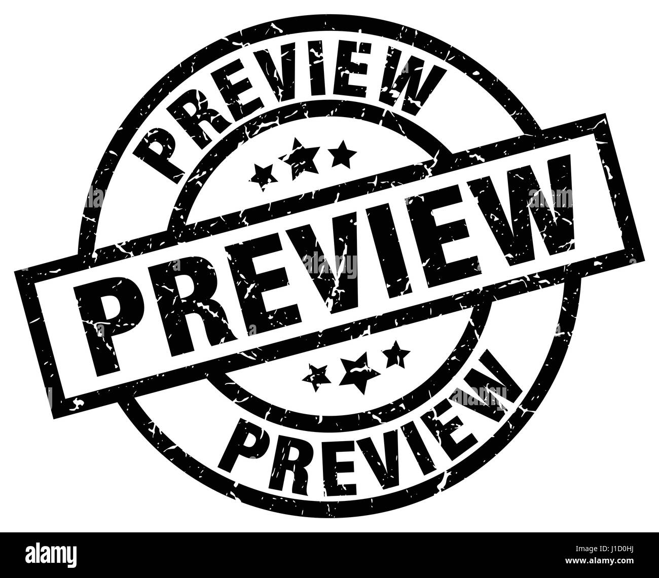 preview round grunge black stamp Stock Vector