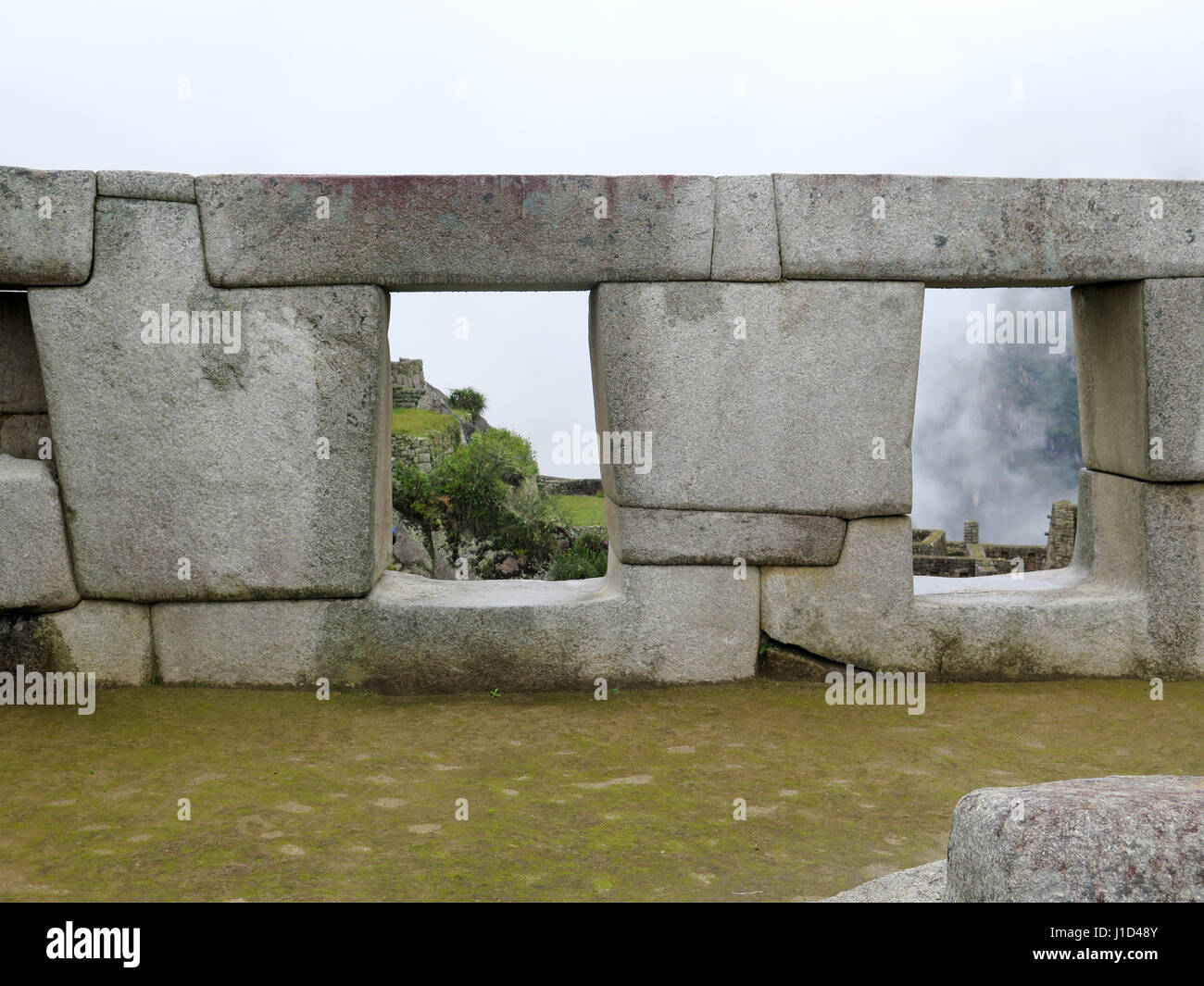 terraces and ancient houses Machu Picchu Cusco-Peru Stock Photo - Alamy
