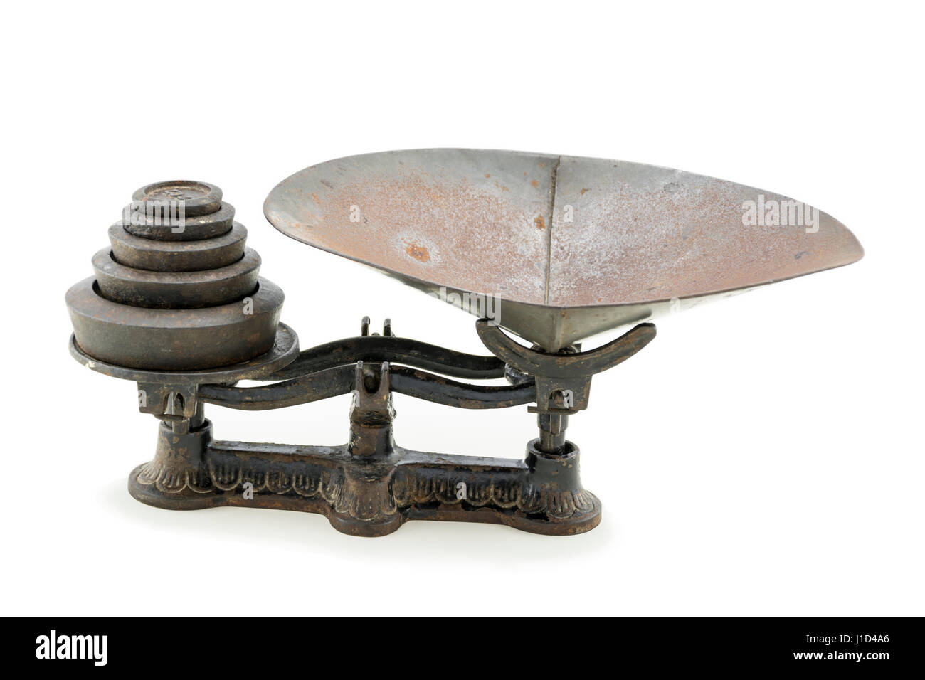 Kitchen scales old fashioned hi-res stock photography and images