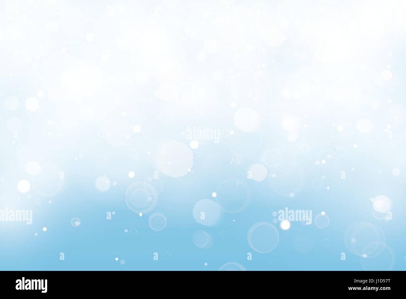 Premium Blue Background with Bokeh Lights. Vector Illustration Stock ...