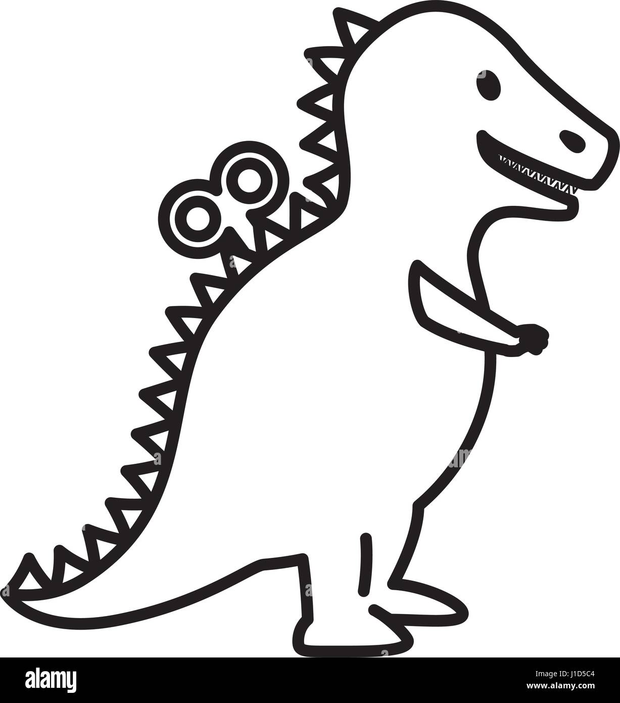 t-rex dinosaur toy icon Stock Vector Image & Art - Alamy