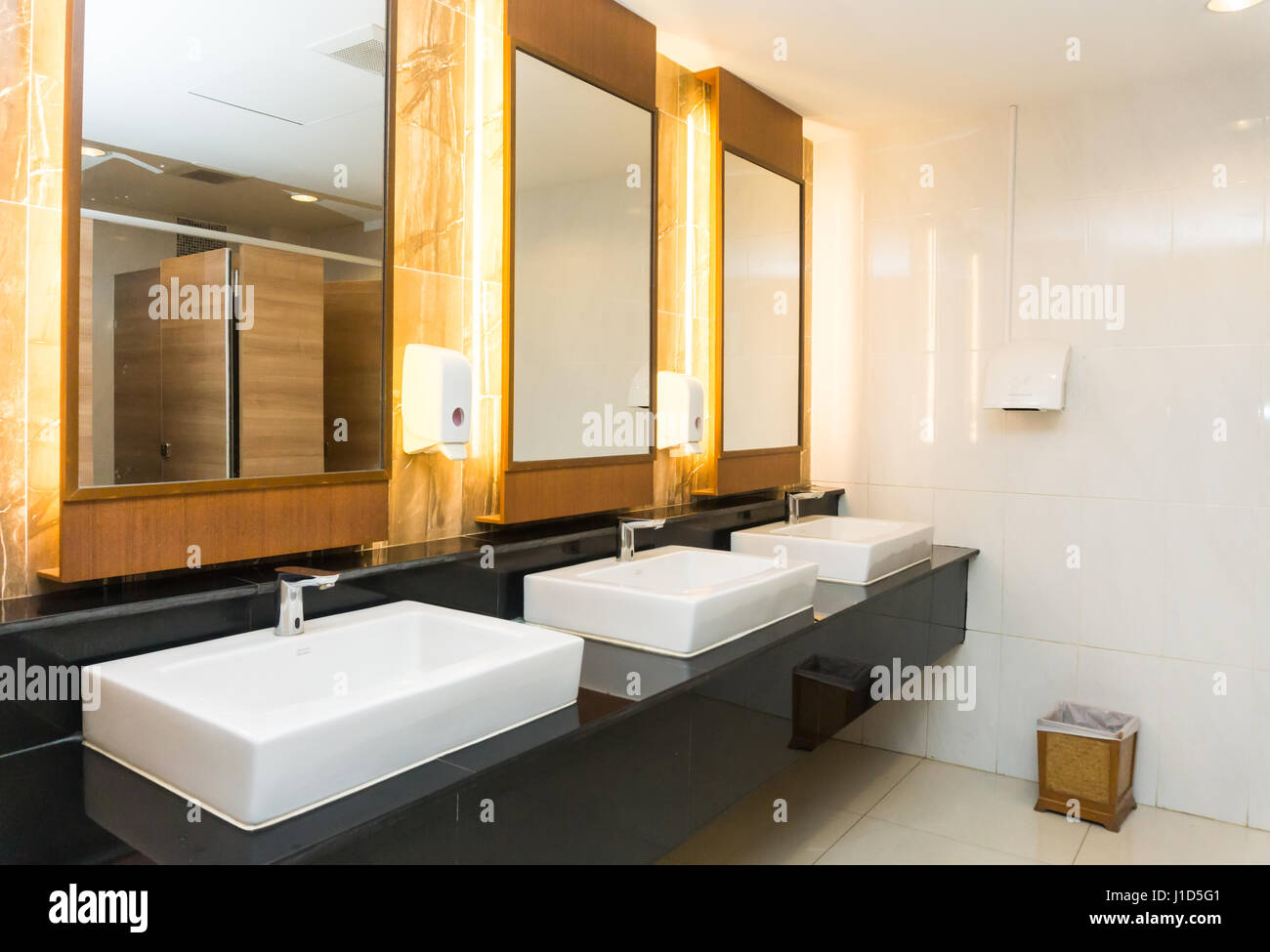Interior of Modern private toilet or restroom Stock Photo Alamy