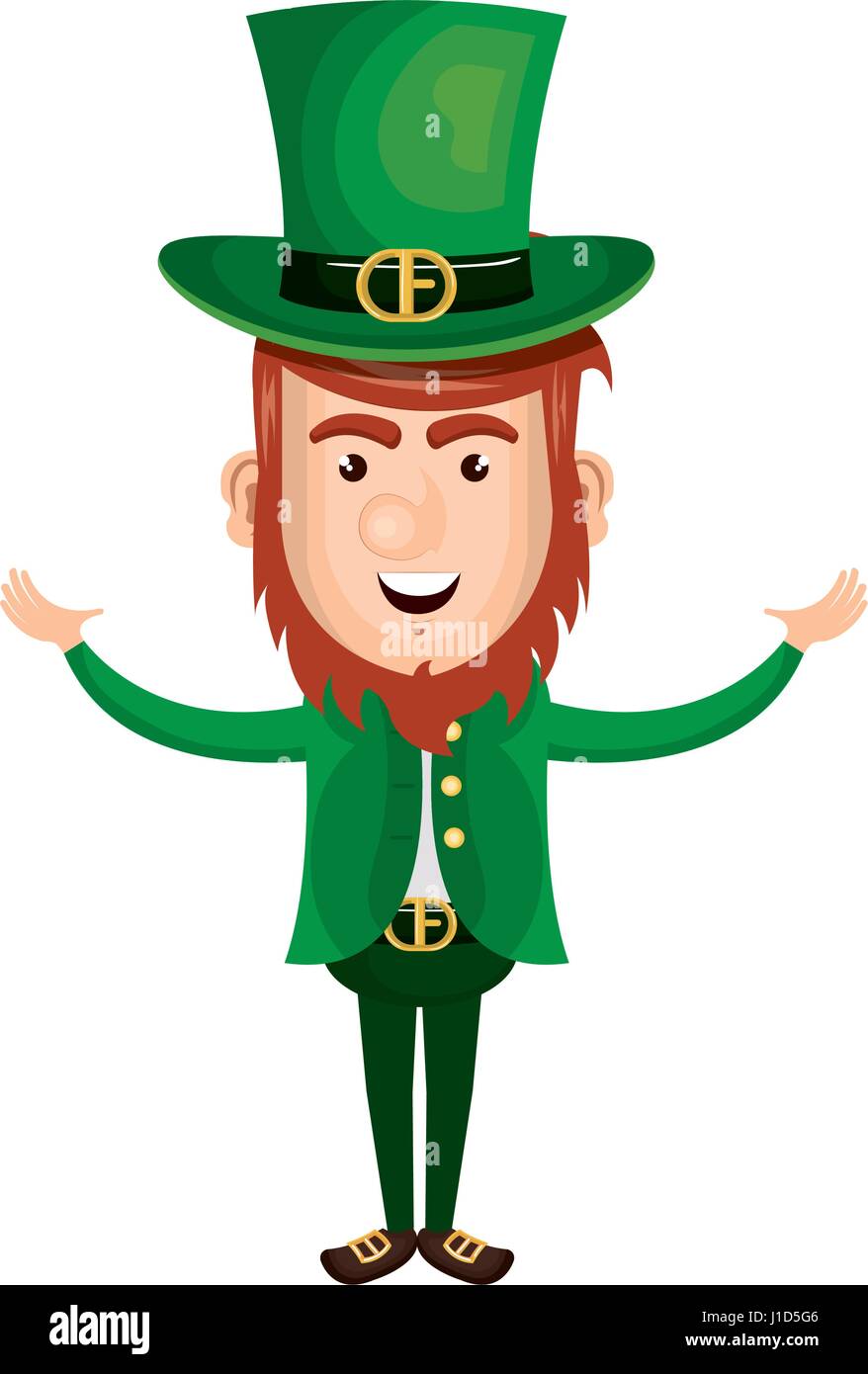 irish elf character comic Stock Vector Image & Art Alamy
