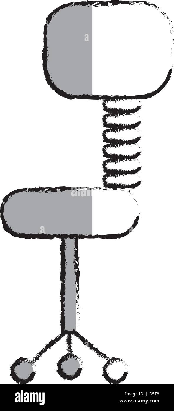 office chair isolated icon Stock Vector Image & Art - Alamy