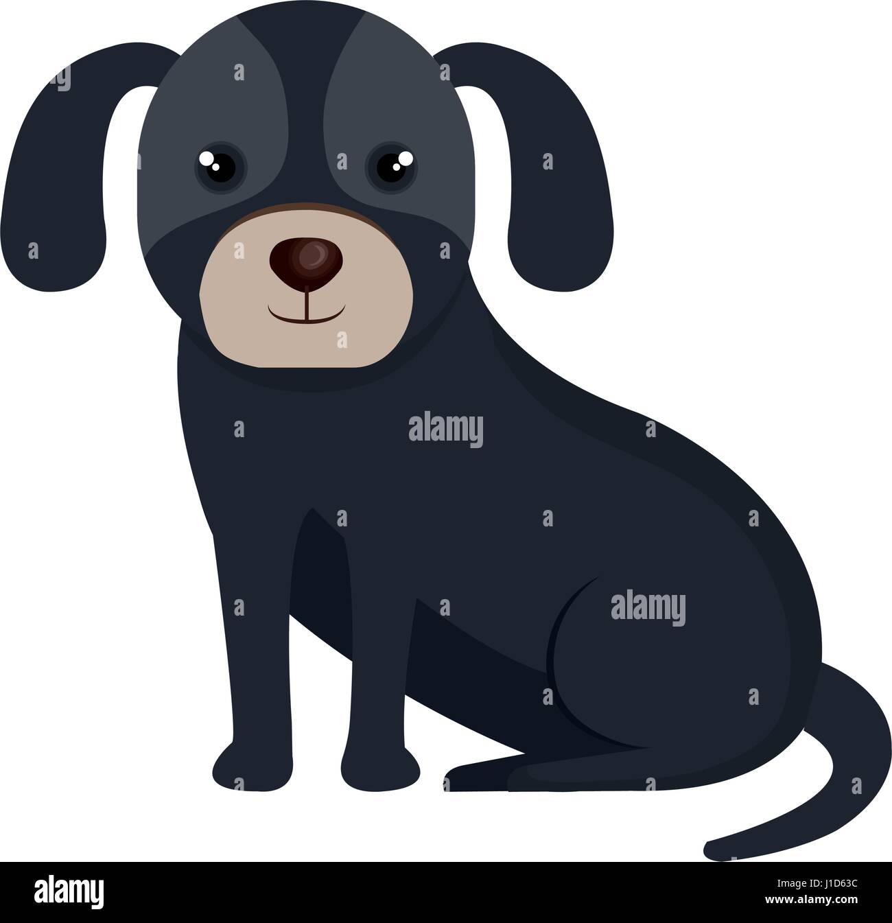 cute dog pet icon Stock Vector Image & Art - Alamy