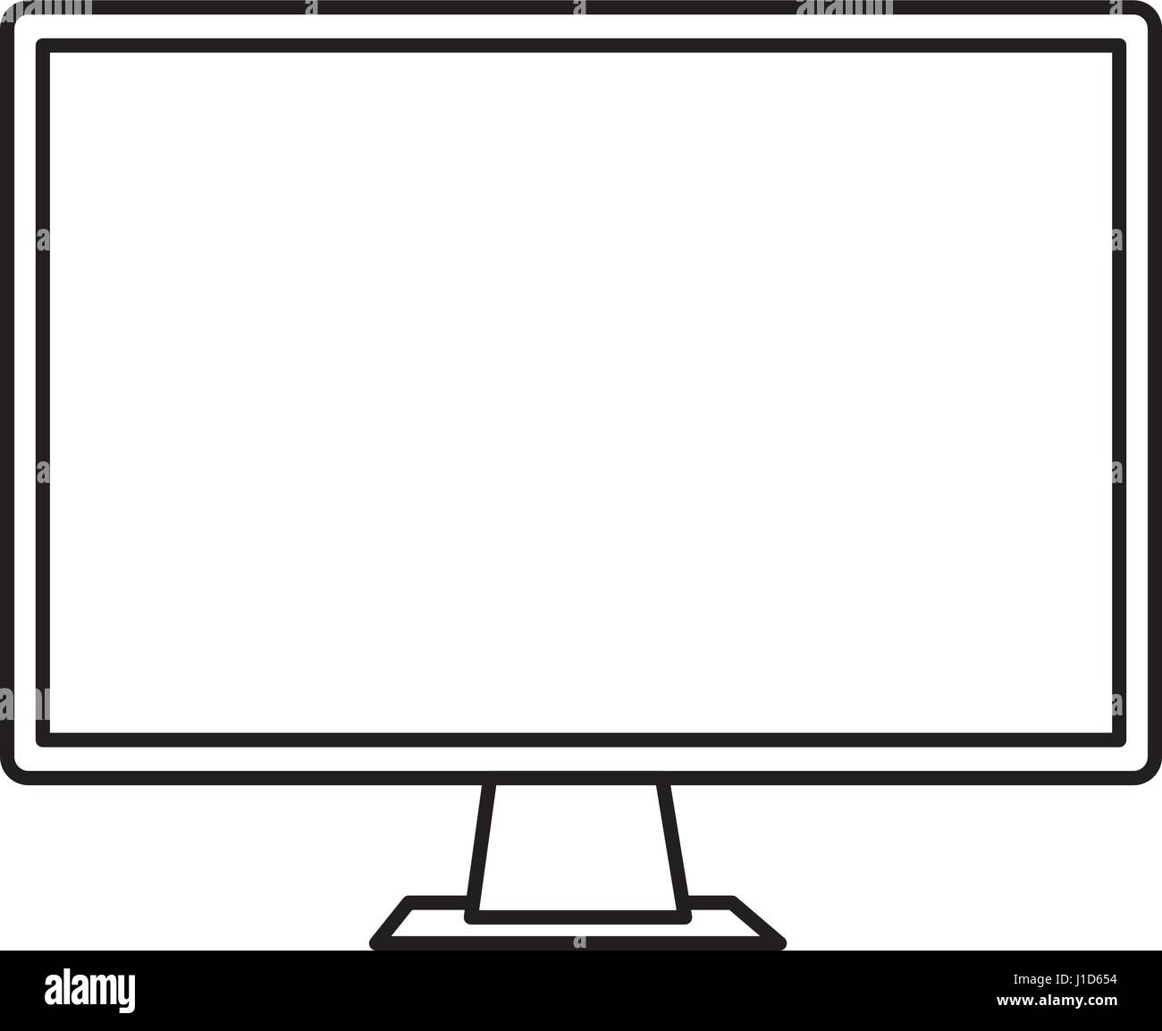 computer desktop with template icon Stock Vector Image & Art - Alamy