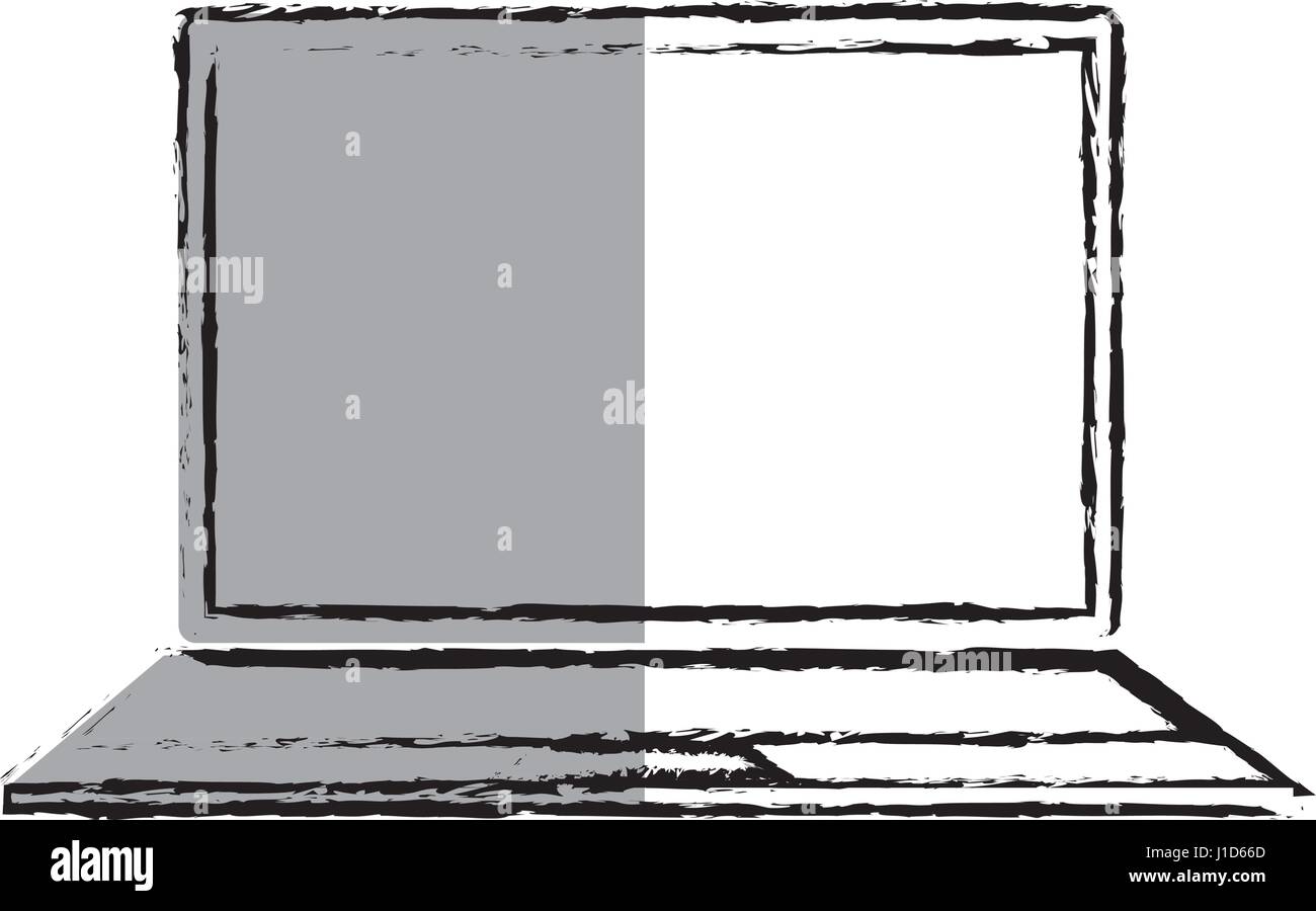 computer laptop isolated icon Stock Vector Image & Art - Alamy
