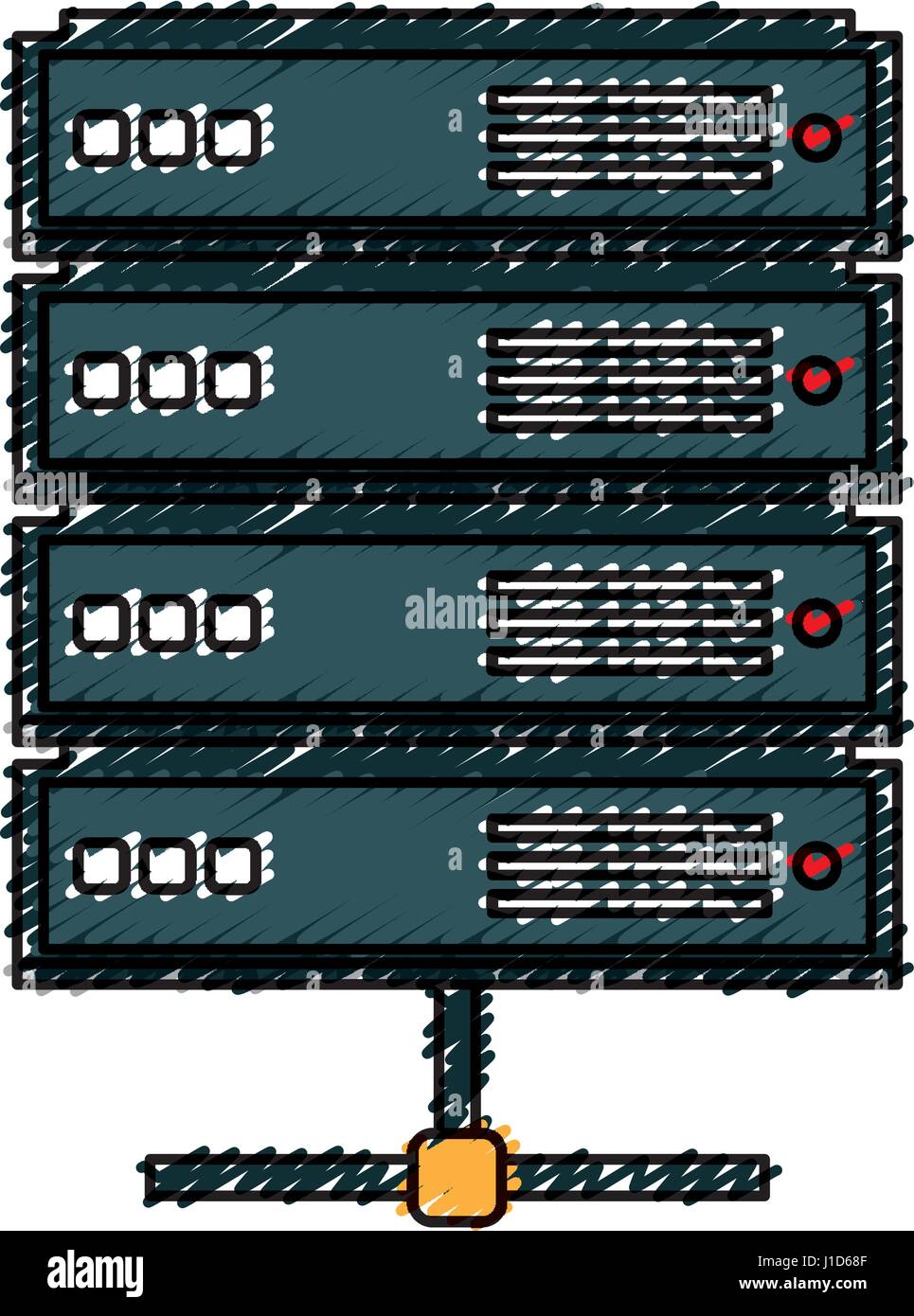 network server isolated icon Stock Vector Image & Art - Alamy
