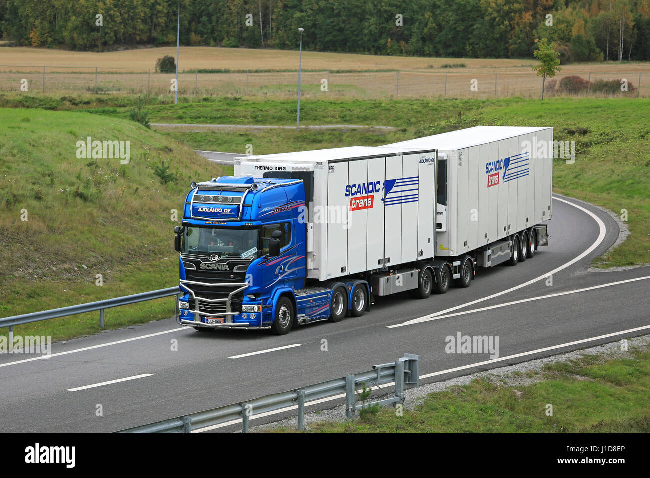 Scania blue stream hi-res stock photography and images - Alamy