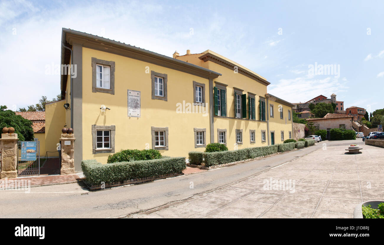 Elba, Italy June 9, 2016 Palazzina dei Mulini, also known as Villa