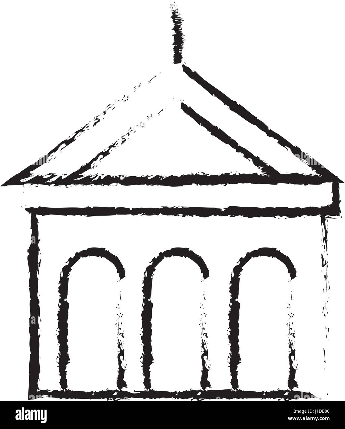 building with columns icon Stock Vector Image & Art - Alamy