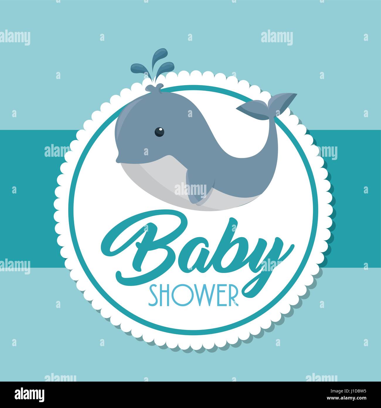 baby shower invitation card Stock Vector Image & Art Alamy