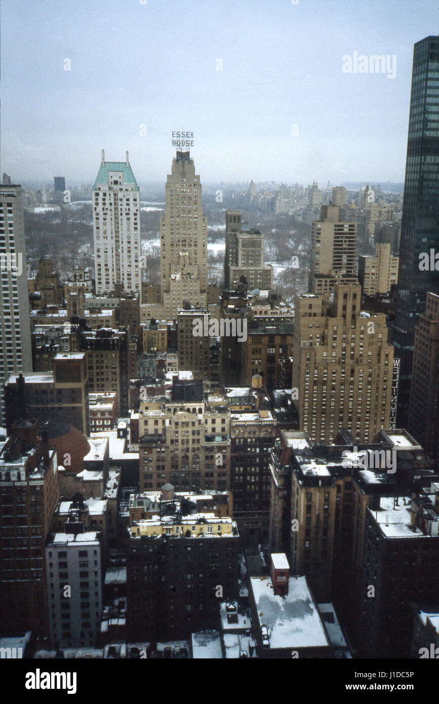 NEW YORK Manhattan  towards Centralpark from Empire state Stock Photo