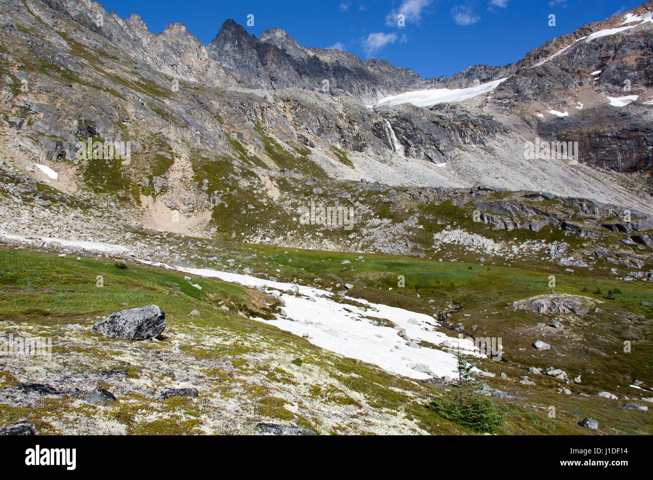 The scenic view of Devil's Punchbowl over 3000 feet above sea level