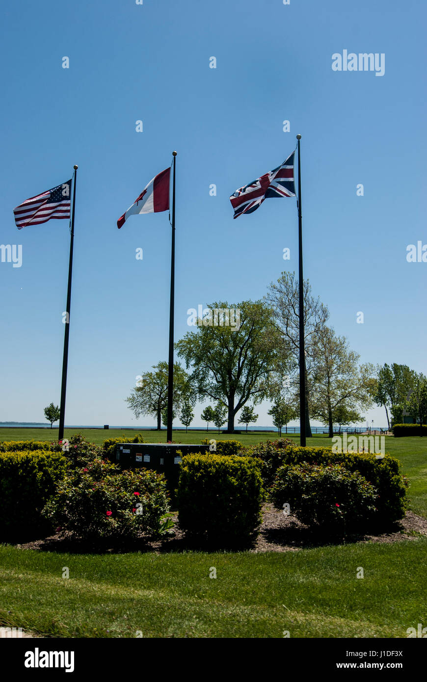 island of put-in-bay ohio party time Stock Photo