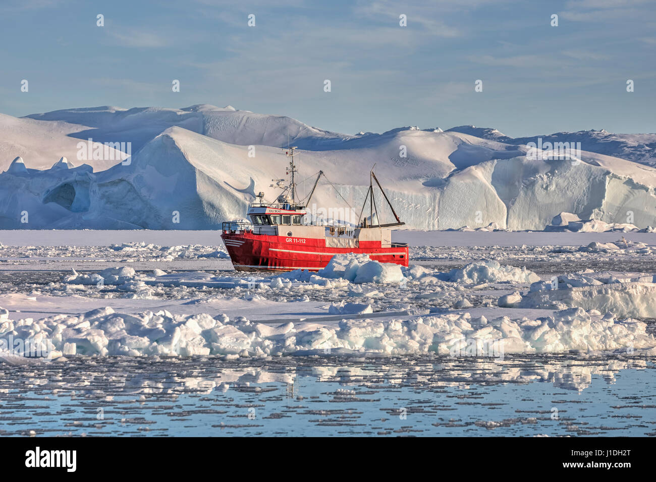 Icefjord, Ilulissat, Greenland Stock Photo