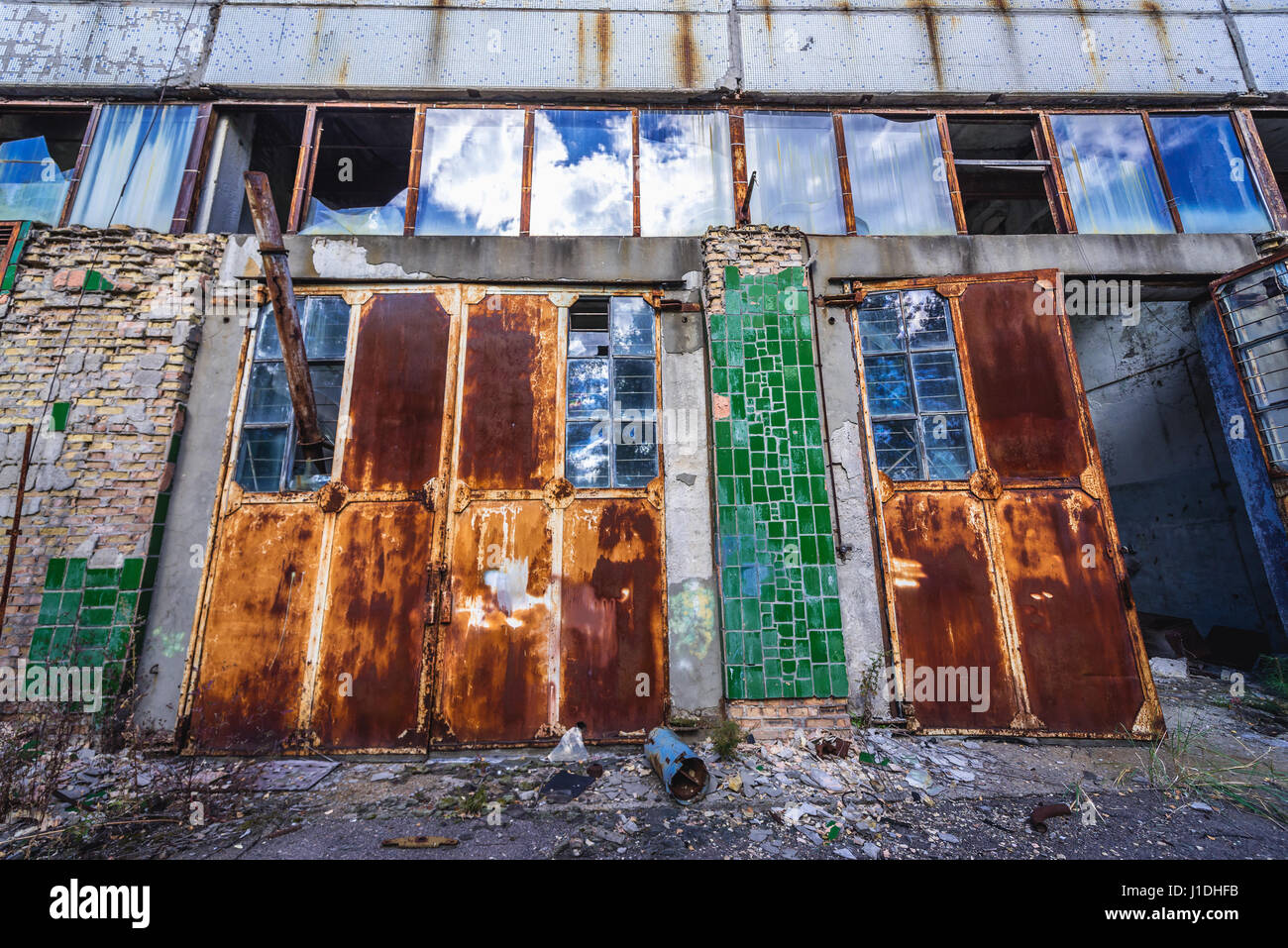 Abandoned Jupiter Factory in Pripyat ghost town of Chernobyl Nuclear ...