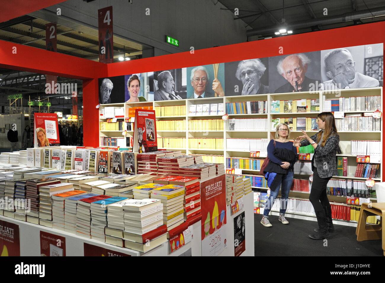 Milan (Italy), publishing fair 'Tempo di Libri' (Time of Books) Stock Photo