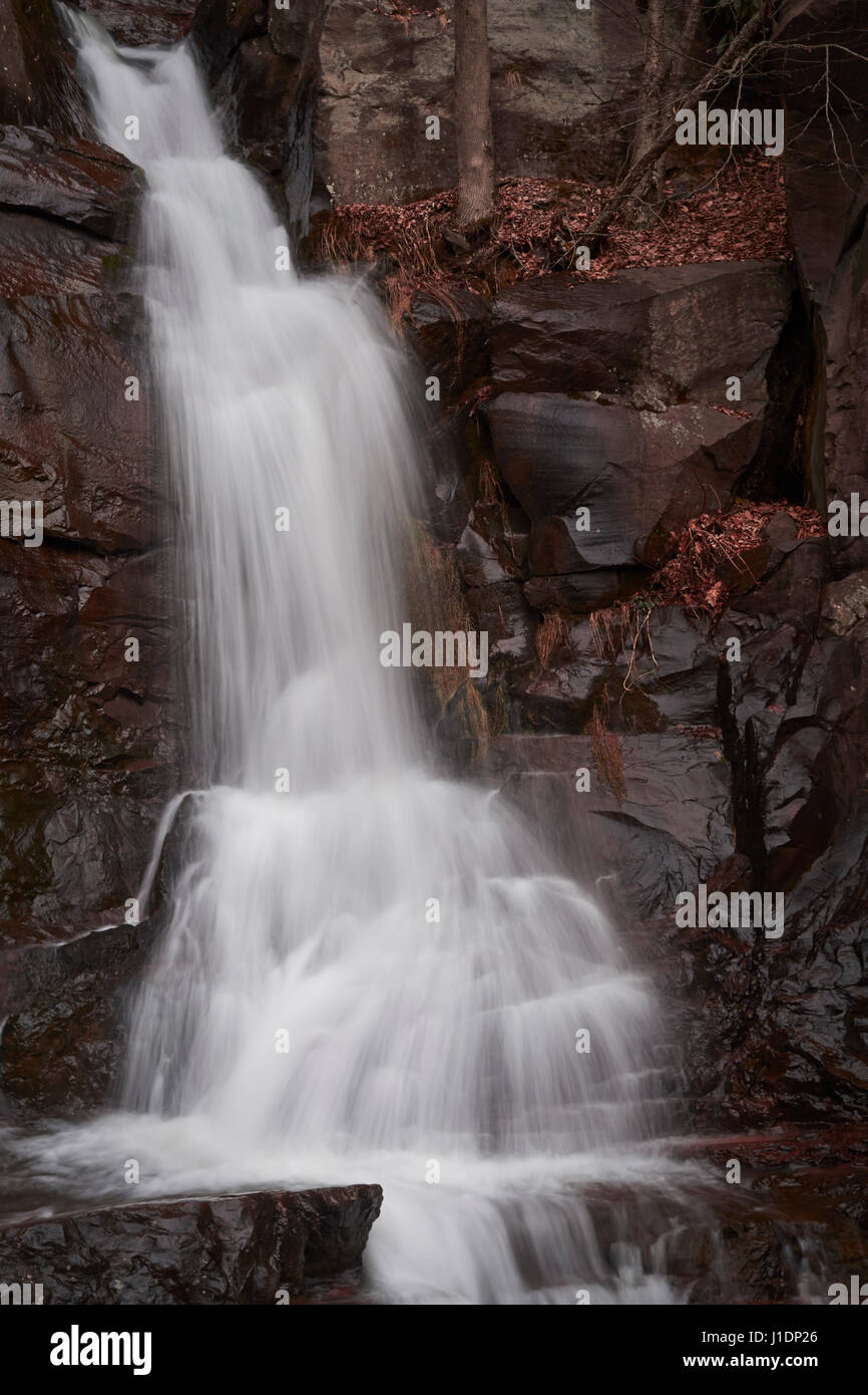 Buttermilk Falls, Lehigh Rockport, Pennsylvania, USA Stock Photo