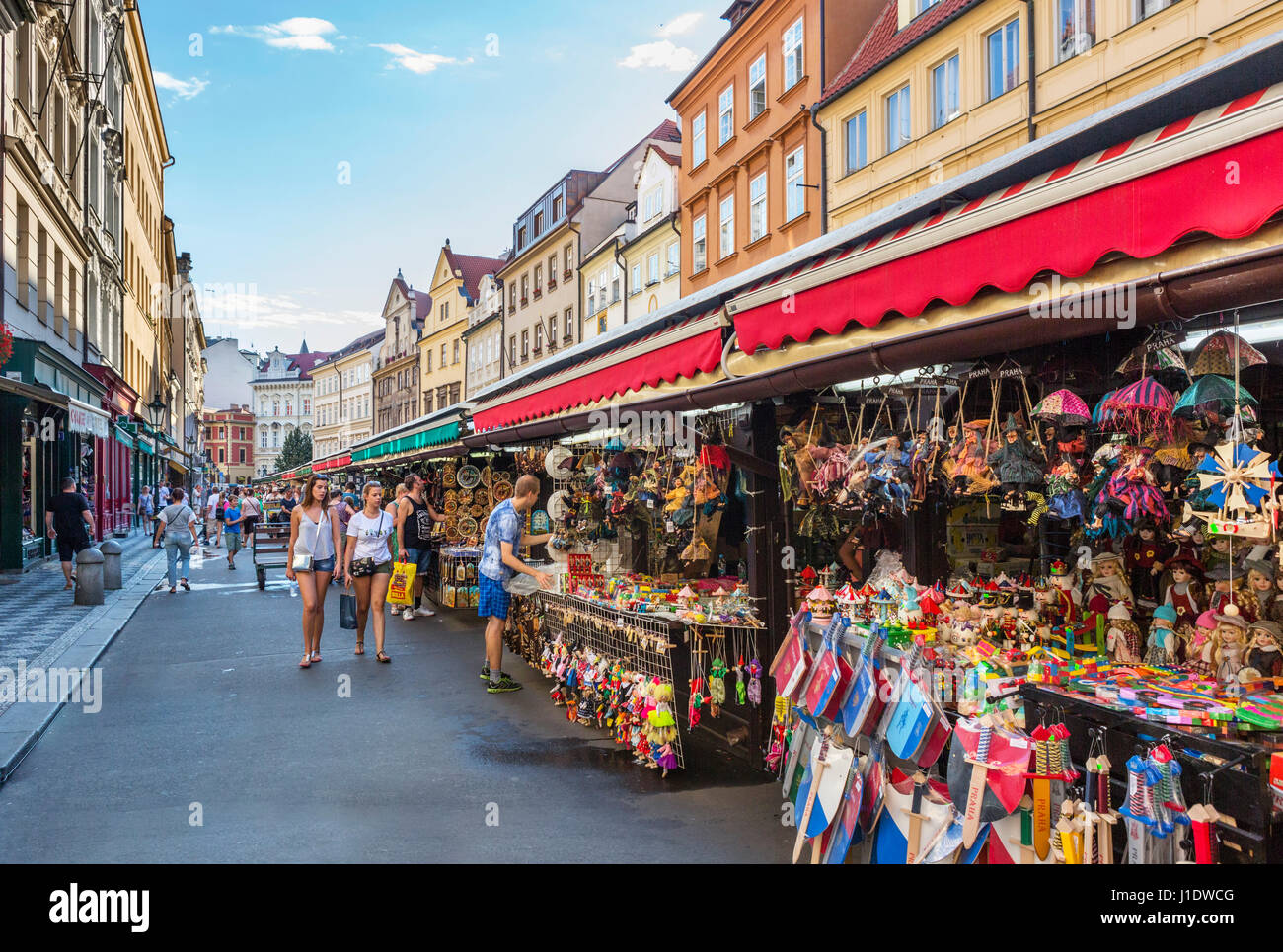 Havelska Market (Havelske trziste), Prague, Czech Republic Stock Photo