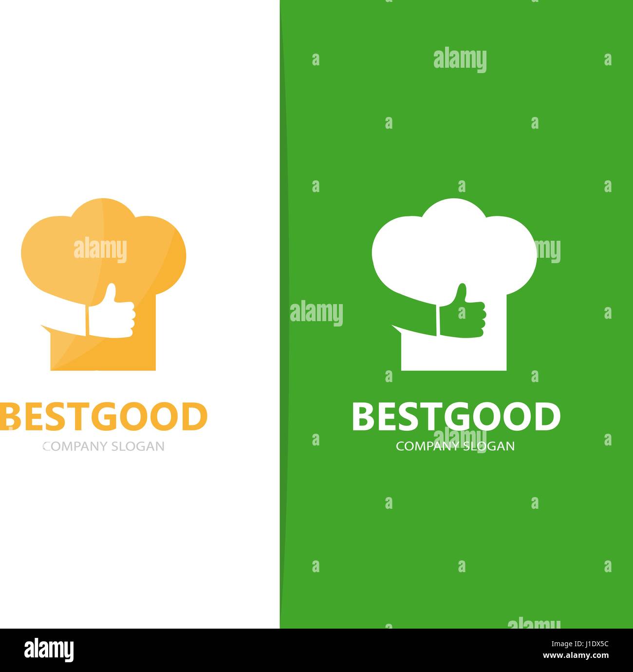 Vector of chef hat and like logo combination. Kitchen and best symbol ...