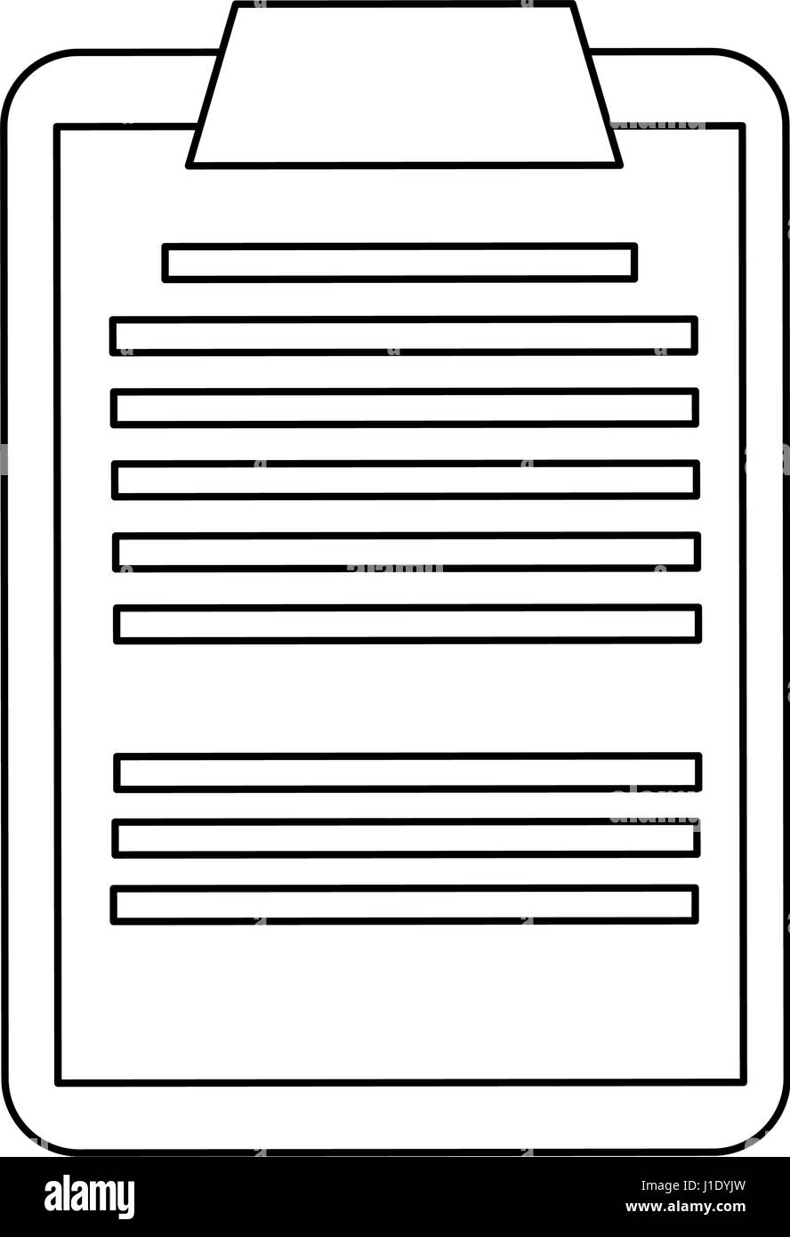 clipboard with paper icon image Stock Vector Image & Art - Alamy