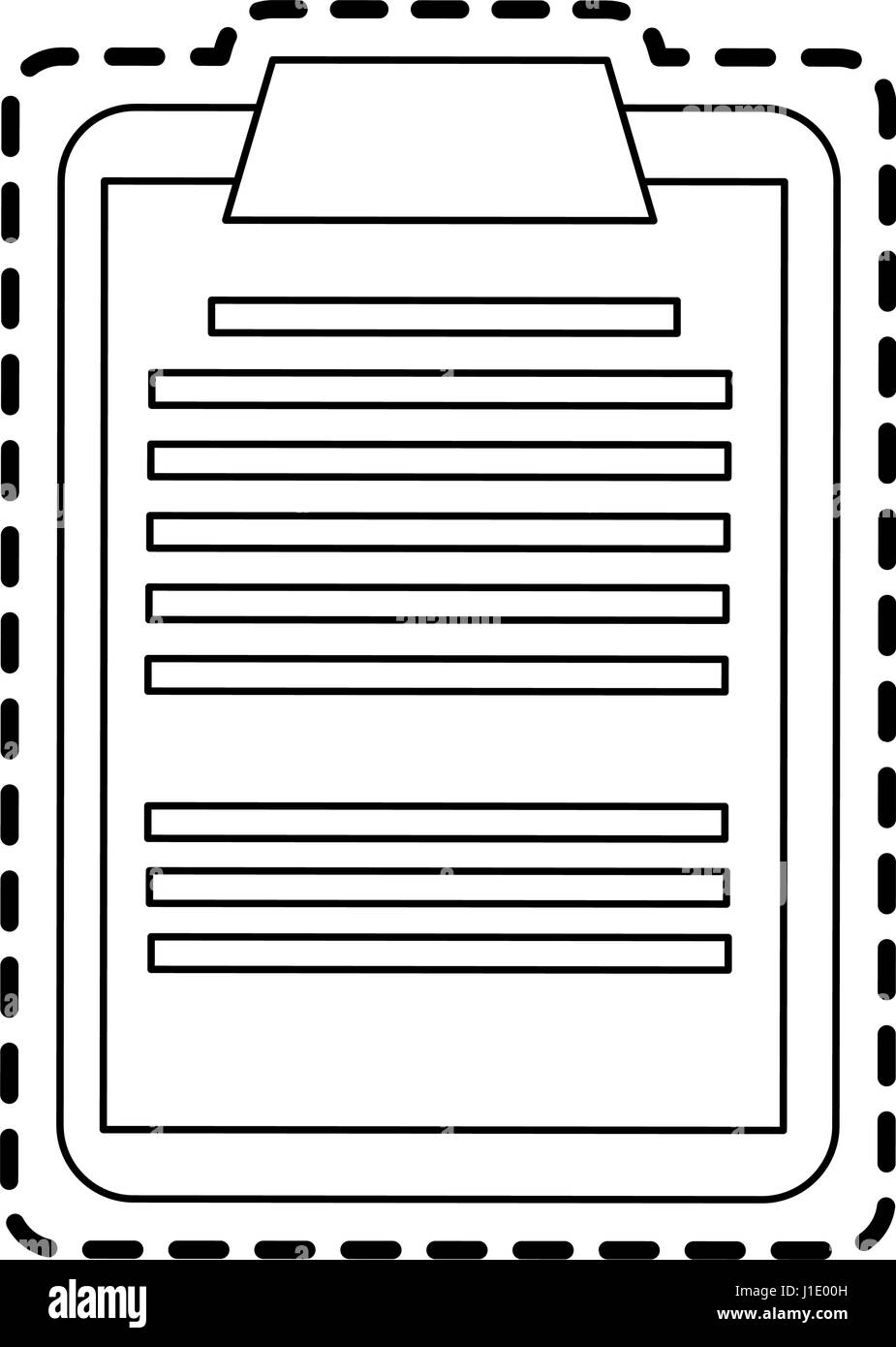 clipboard with paper icon image Stock Vector Image & Art - Alamy