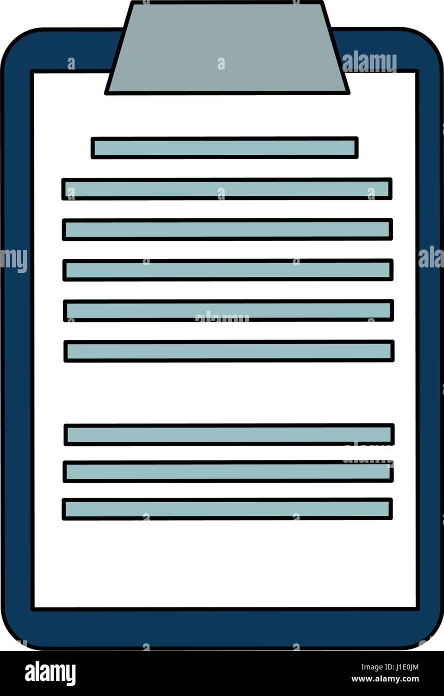 clipboard with paper icon image Stock Vector Image & Art - Alamy