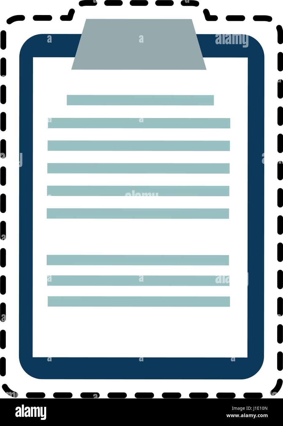 clipboard with paper icon image Stock Vector Image & Art - Alamy
