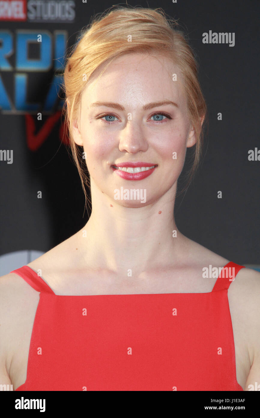 Los Angeles, USA. 19th Apr, 2017. Deborah Ann Woll  04/19/2017 The World Premiere of 'Guardians of the Galaxy Vol.2' held at The Dolby Theatre in Hollywood, CA  Photo: Cronos/Hollywood News Credit: Cronos/Alamy Live News Stock Photo