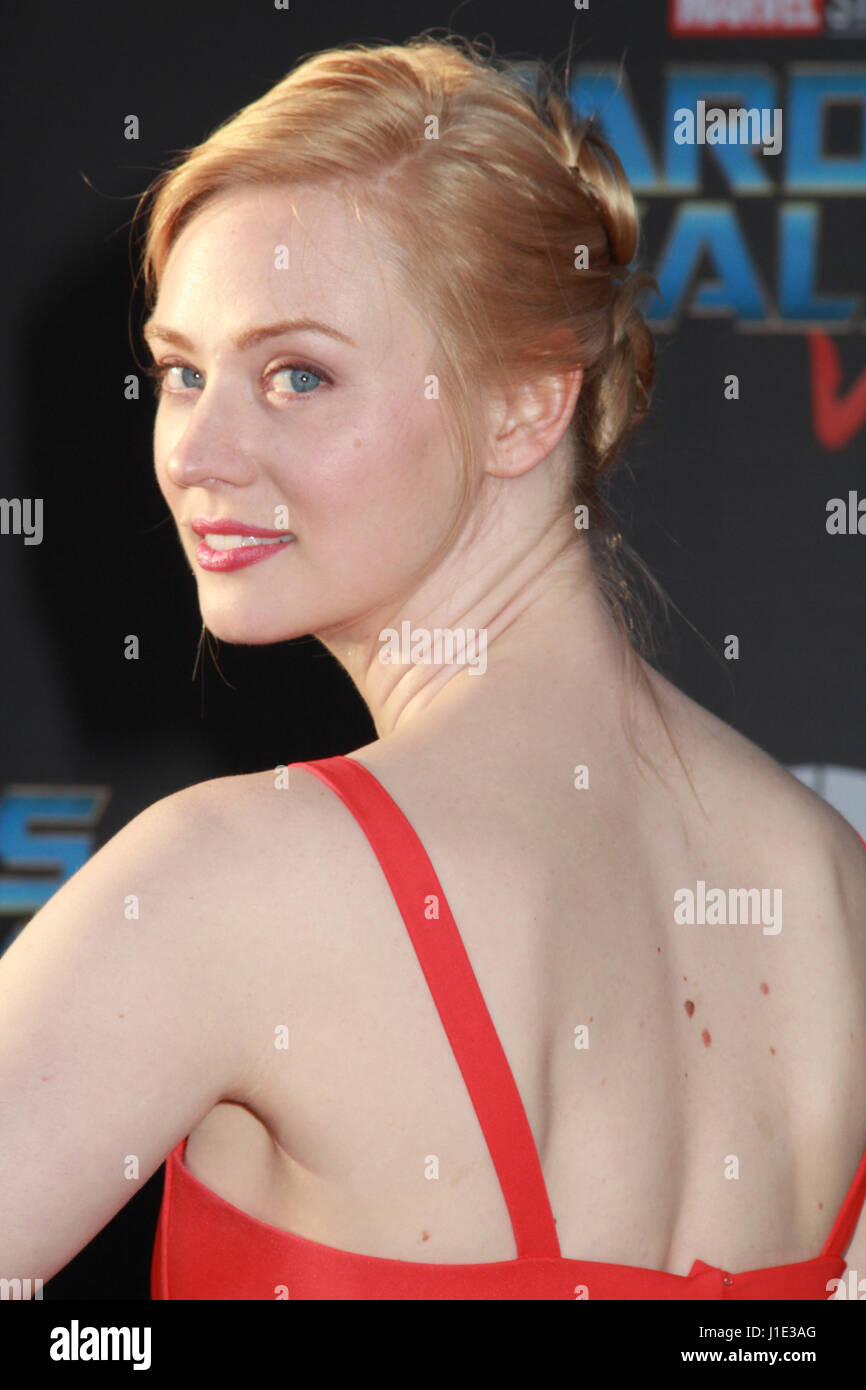 Los Angeles, USA. 19th Apr, 2017. Deborah Ann Woll  04/19/2017 The World Premiere of 'Guardians of the Galaxy Vol.2' held at The Dolby Theatre in Hollywood, CA   Photo: Cronos/Hollywood News Credit: Cronos/Alamy Live News Stock Photo