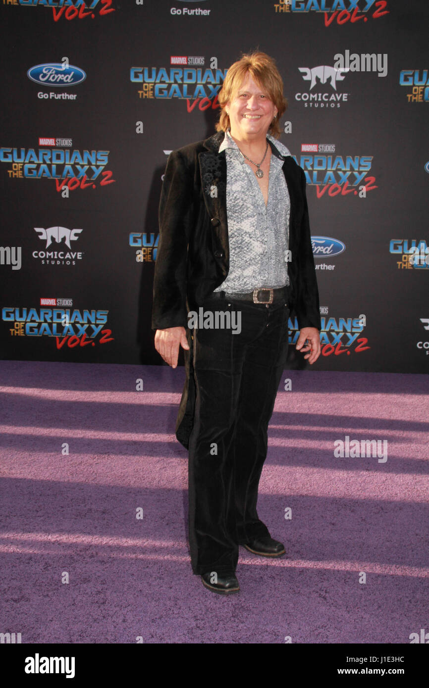 Los Angeles, USA. 19th Apr, 2017. Richie Onori  04/19/2017 The World Premiere of 'Guardians of the Galaxy Vol.2' held at The Dolby Theatre in Hollywood, CA   Photo: Cronos/Hollywood News Credit: Cronos/Alamy Live News Stock Photo
