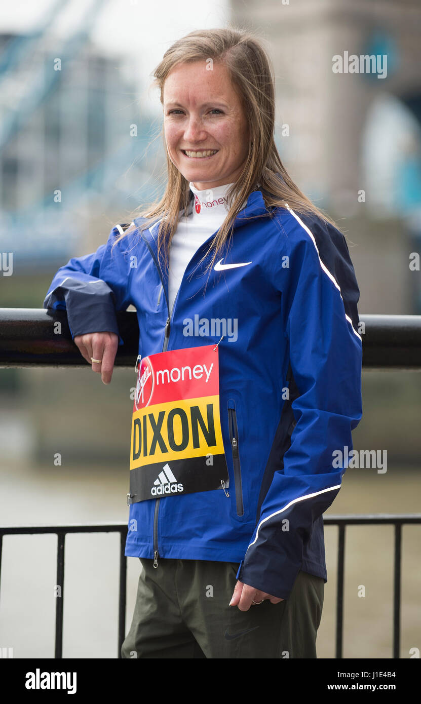 Virgin Money London Marathon Elite British Men and Women Photo Call Stock Photo