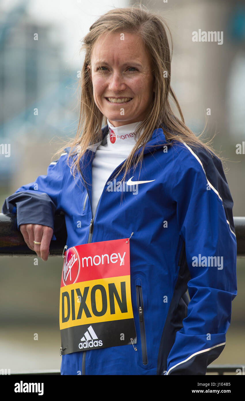 Virgin Money London Marathon Elite British Men and Women Photo Call Stock Photo