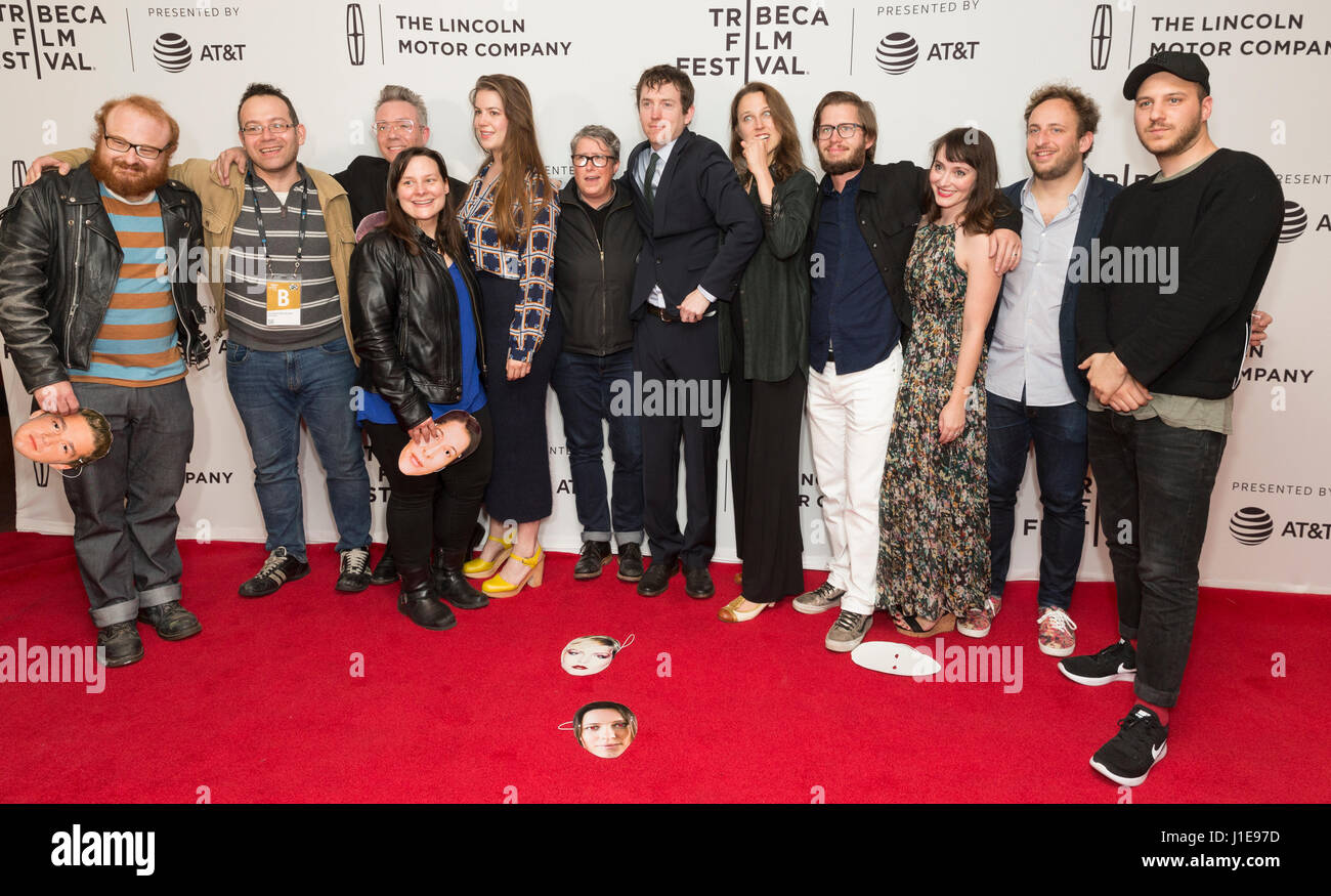 New York, NY USA - April 20, 2017: Cast attend the Flame Premiere during 2017 Tribeca Film Festival at Cinepolis Chelsea Credit: lev radin/Alamy Live News Stock Photo